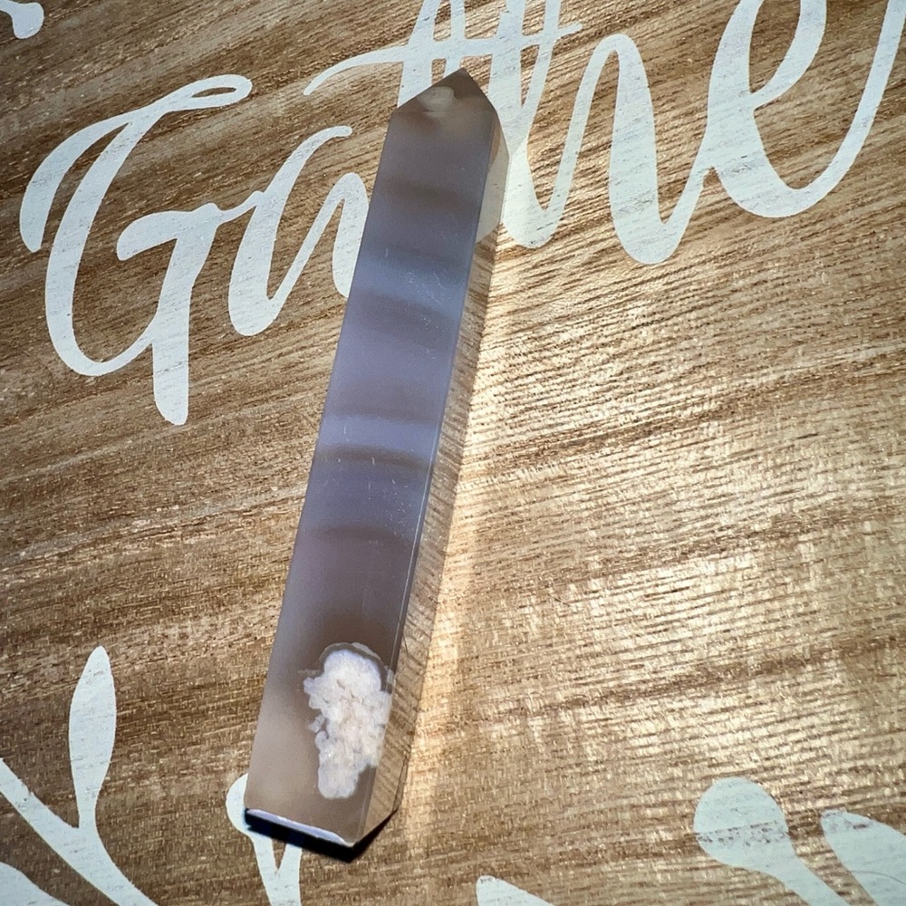 Flower Agate Crystal Tower (T46)
